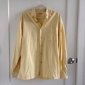 Butter Yellow Button-Up Shirt